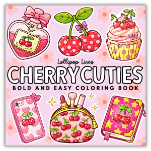 Cherry Cuties Coloring Book
