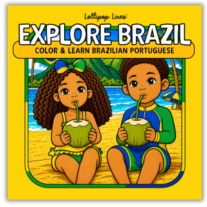 Explore Brazil Coloring Book Cover
